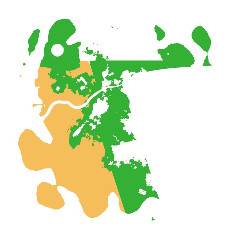 Biome Rust Map: Procedural Map, Size: 3500, Seed: 3798743