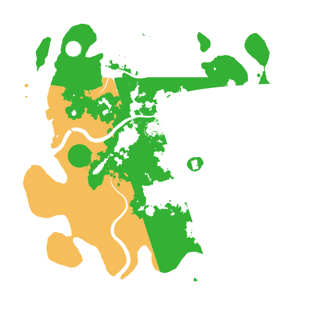 Biome Rust Map: Procedural Map, Size: 3500, Seed: 3798743