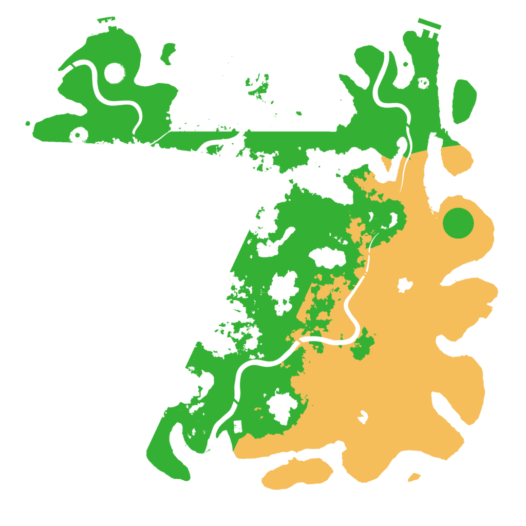 Biome Rust Map: Procedural Map, Size: 4500, Seed: 3083375