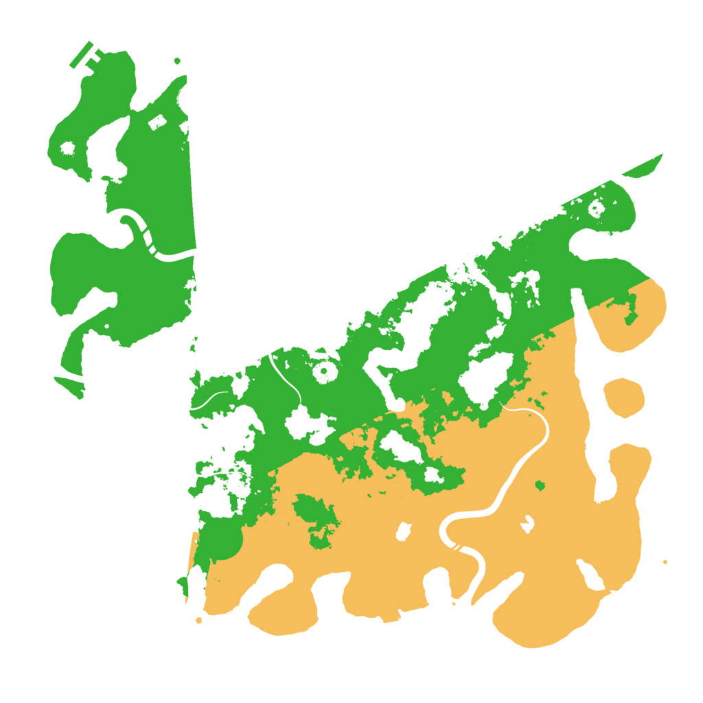 Biome Rust Map: Procedural Map, Size: 4500, Seed: 827109