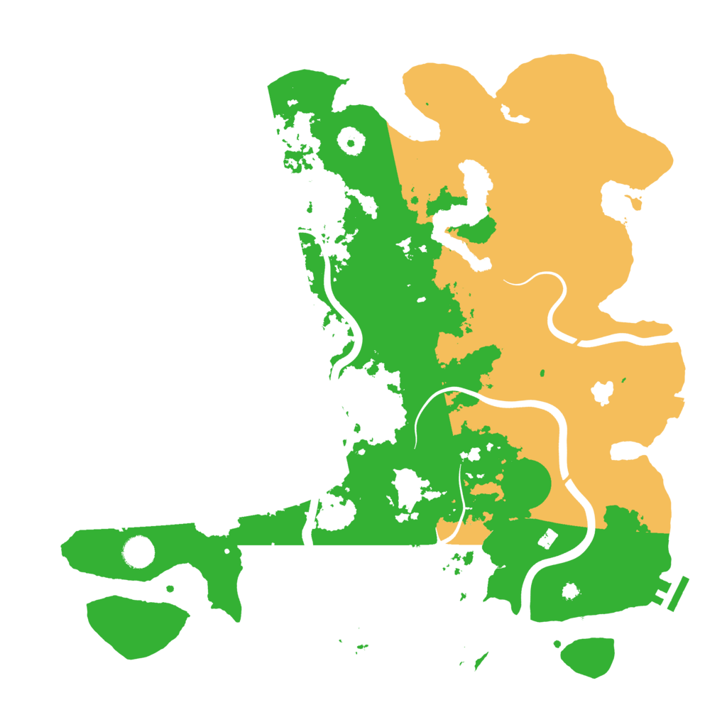Biome Rust Map: Procedural Map, Size: 4000, Seed: 12345678
