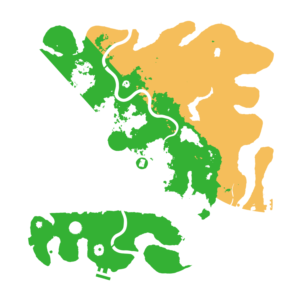 Biome Rust Map: Procedural Map, Size: 4000, Seed: 1389248594