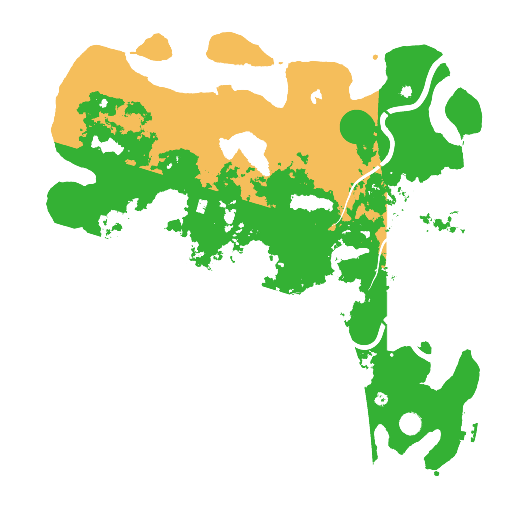 Biome Rust Map: Procedural Map, Size: 4000, Seed: 314159265