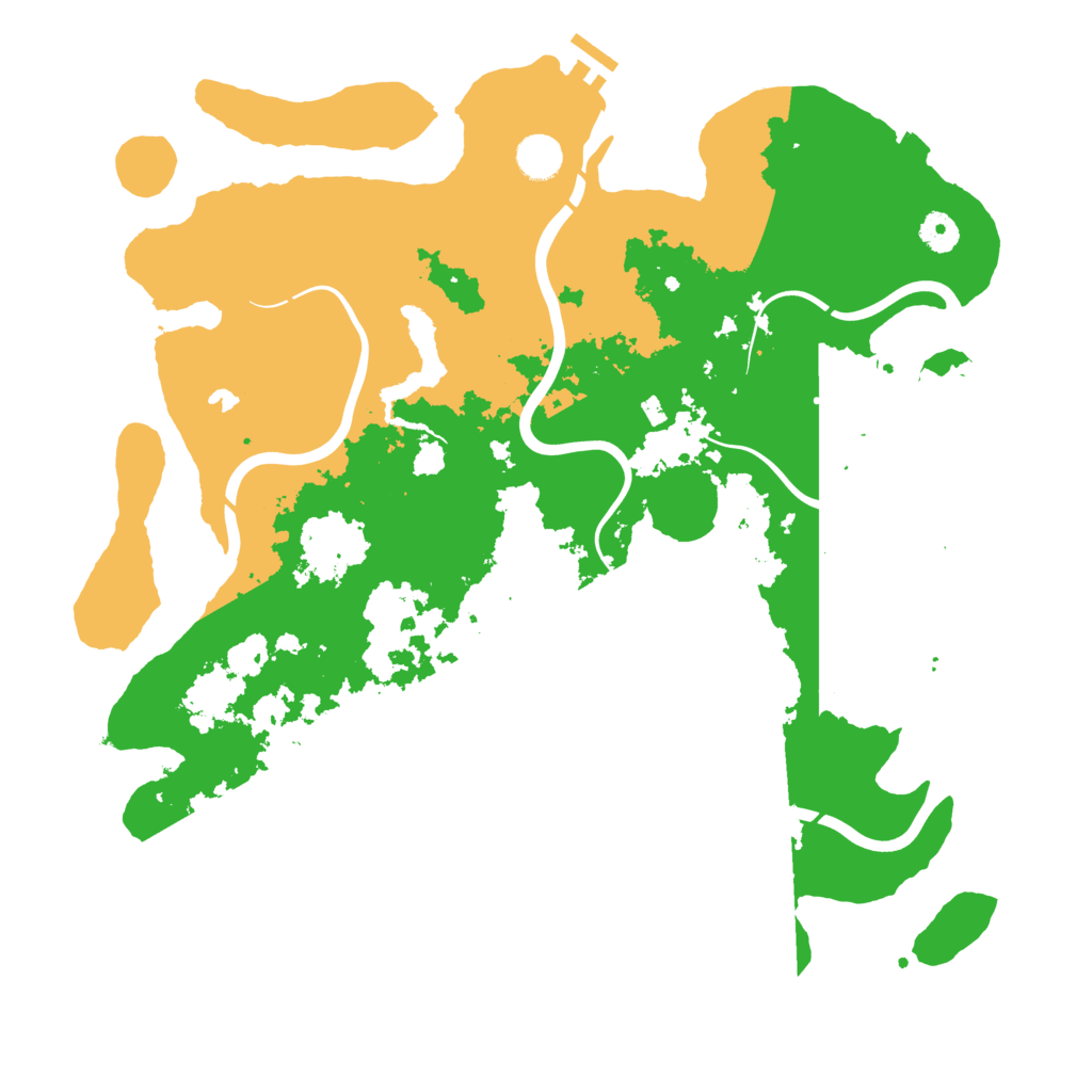 Biome Rust Map: Procedural Map, Size: 4200, Seed: 730