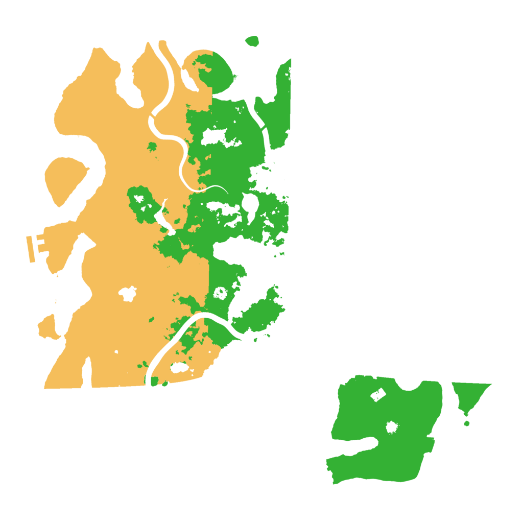 Biome Rust Map: Procedural Map, Size: 4000, Seed: 476227