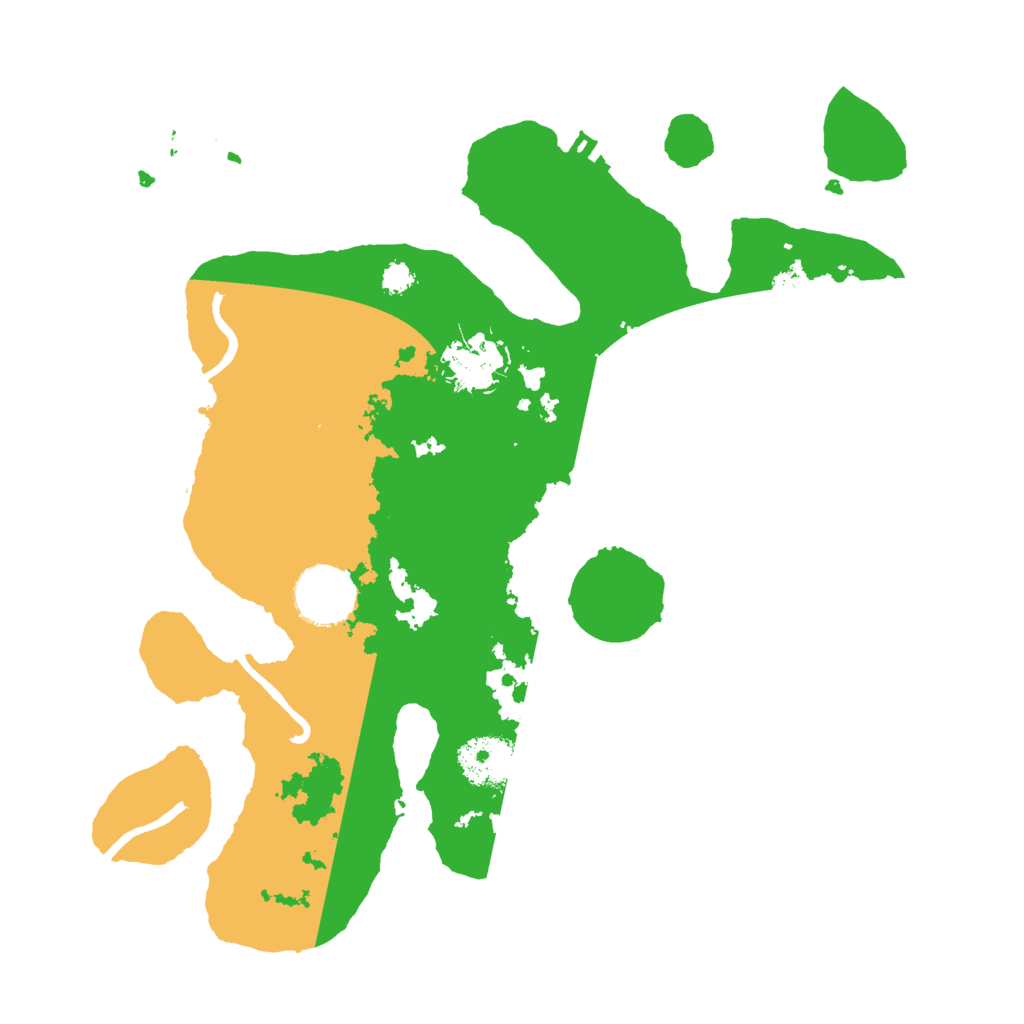 Biome Rust Map: Procedural Map, Size: 3000, Seed: 88667