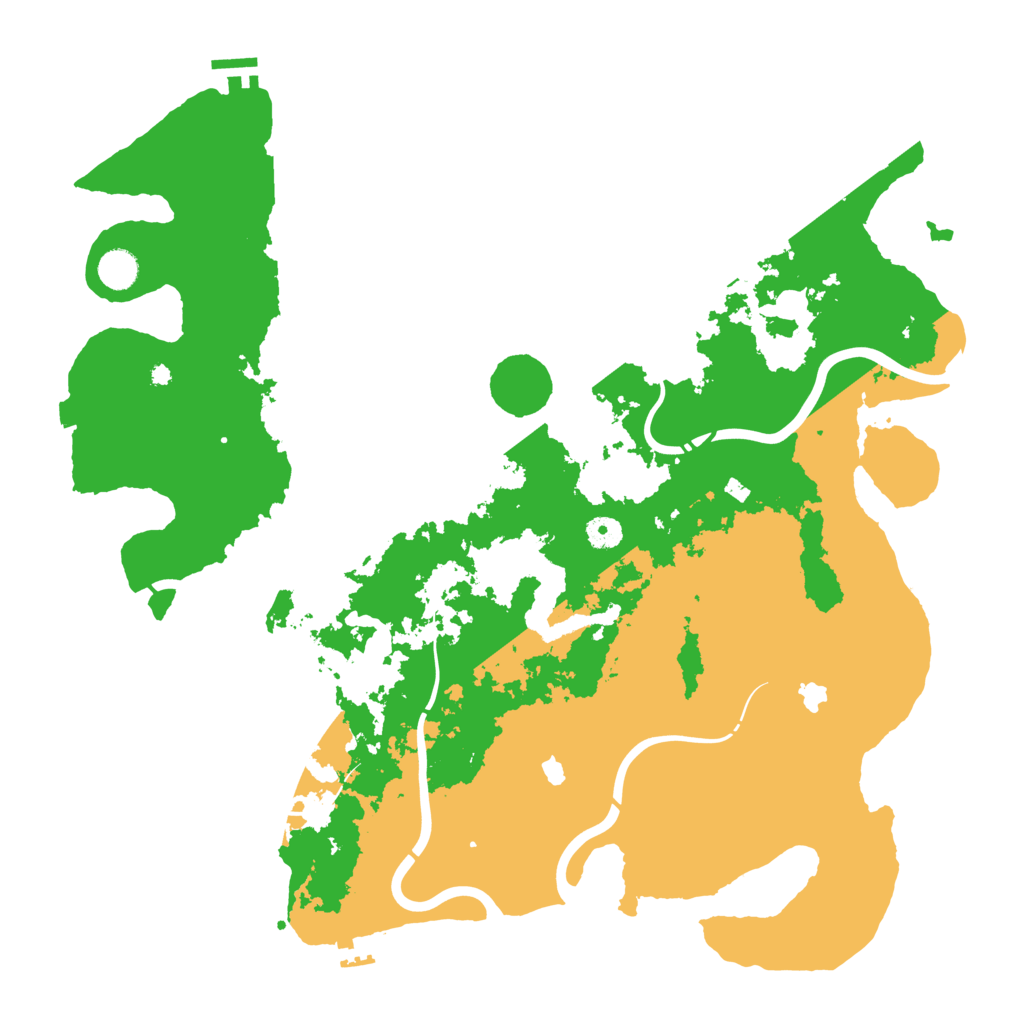 Biome Rust Map: Procedural Map, Size: 4500, Seed: 5468928