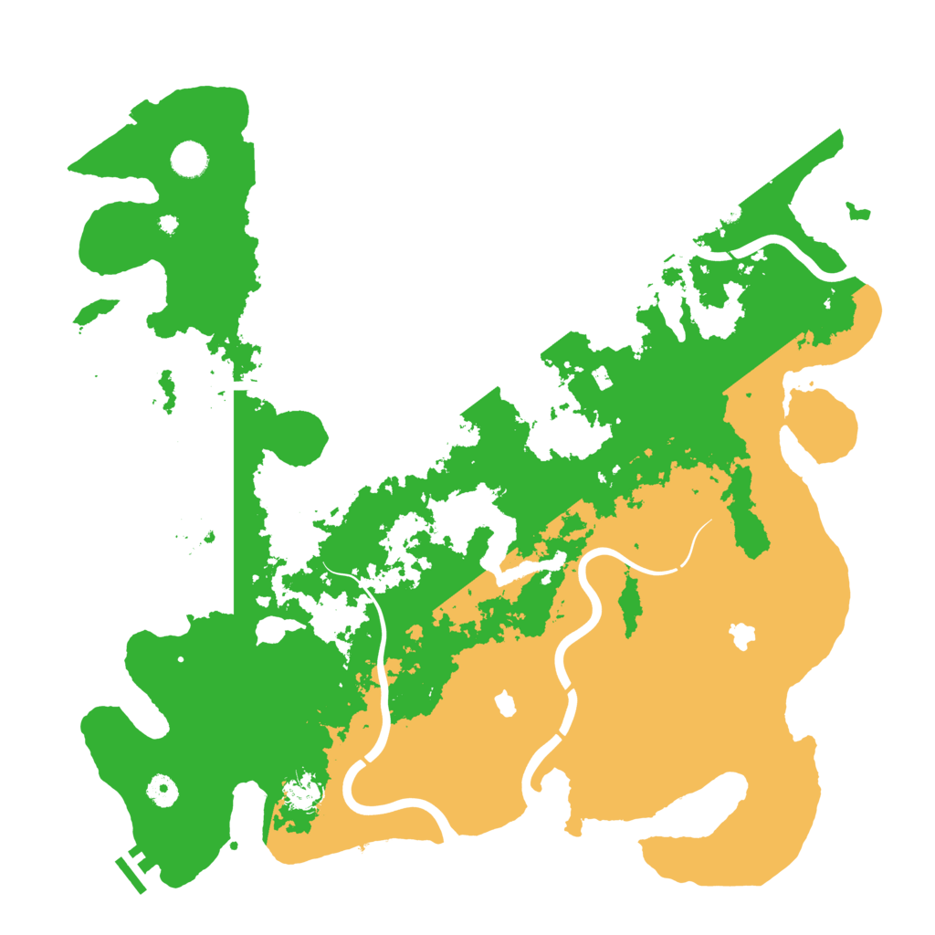 Biome Rust Map: Procedural Map, Size: 4500, Seed: 5468928