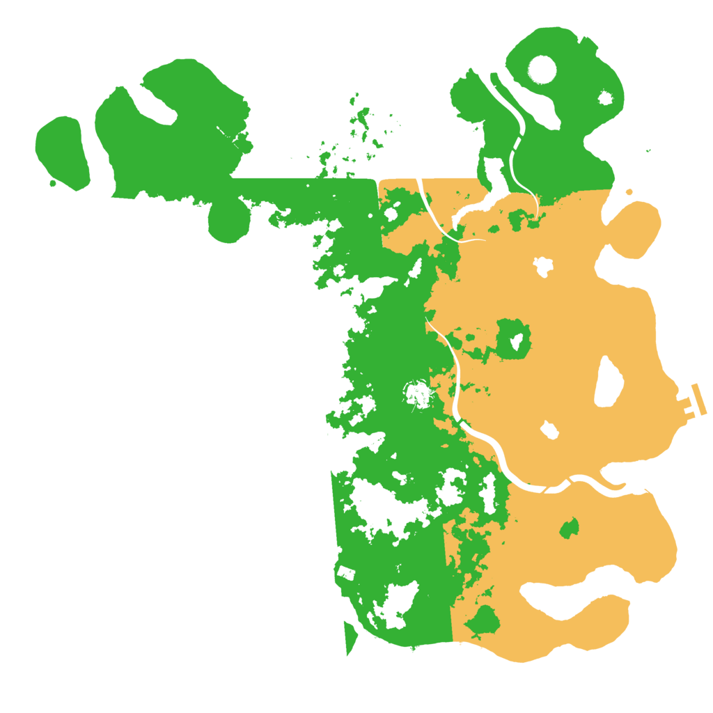 Biome Rust Map: Procedural Map, Size: 4500, Seed: 2337498