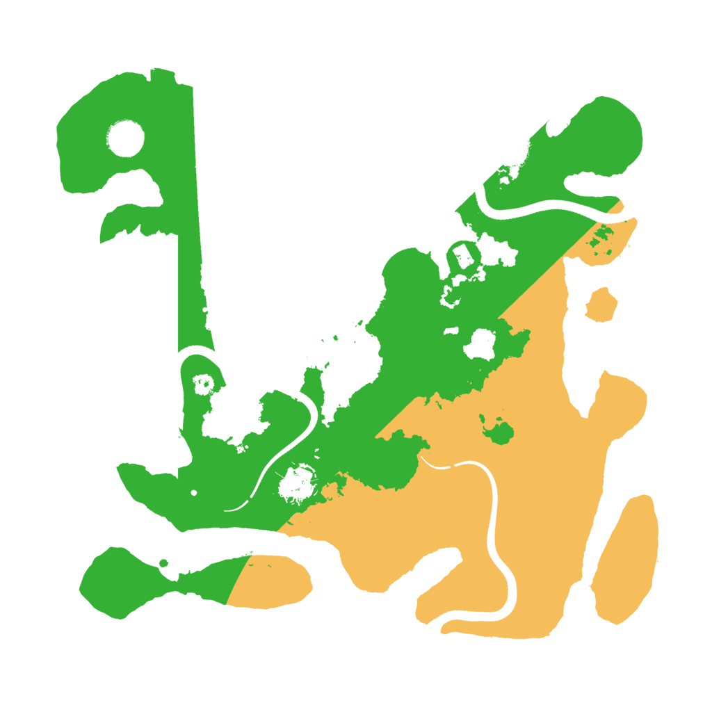 Biome Rust Map: Procedural Map, Size: 3400, Seed: 19905
