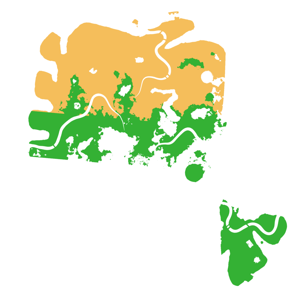 Biome Rust Map: Procedural Map, Size: 4500, Seed: 4113774