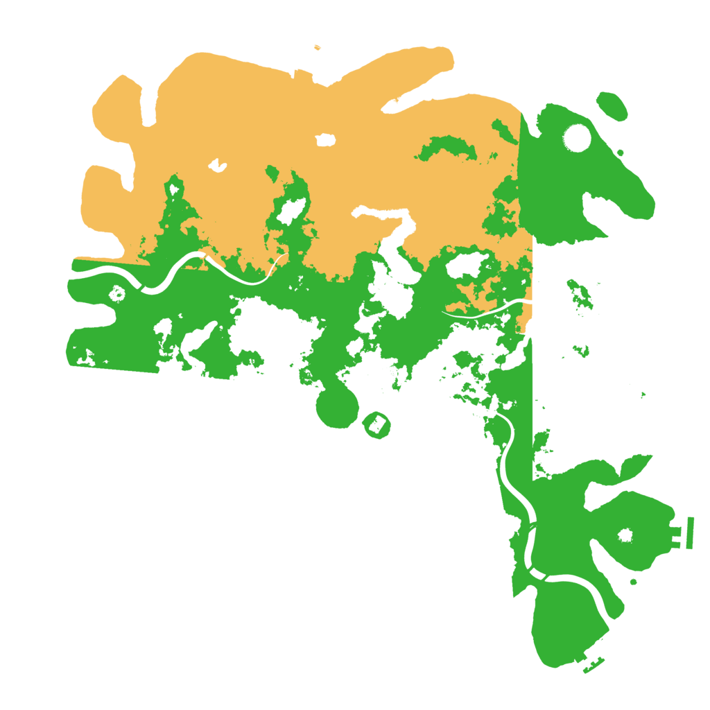 Biome Rust Map: Procedural Map, Size: 4500, Seed: 4113774