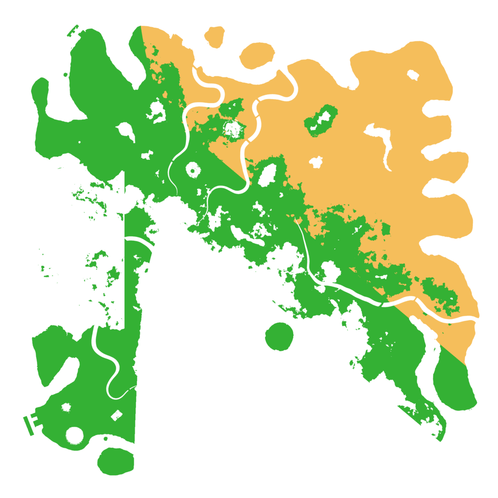 Biome Rust Map: Procedural Map, Size: 5000, Seed: 160810