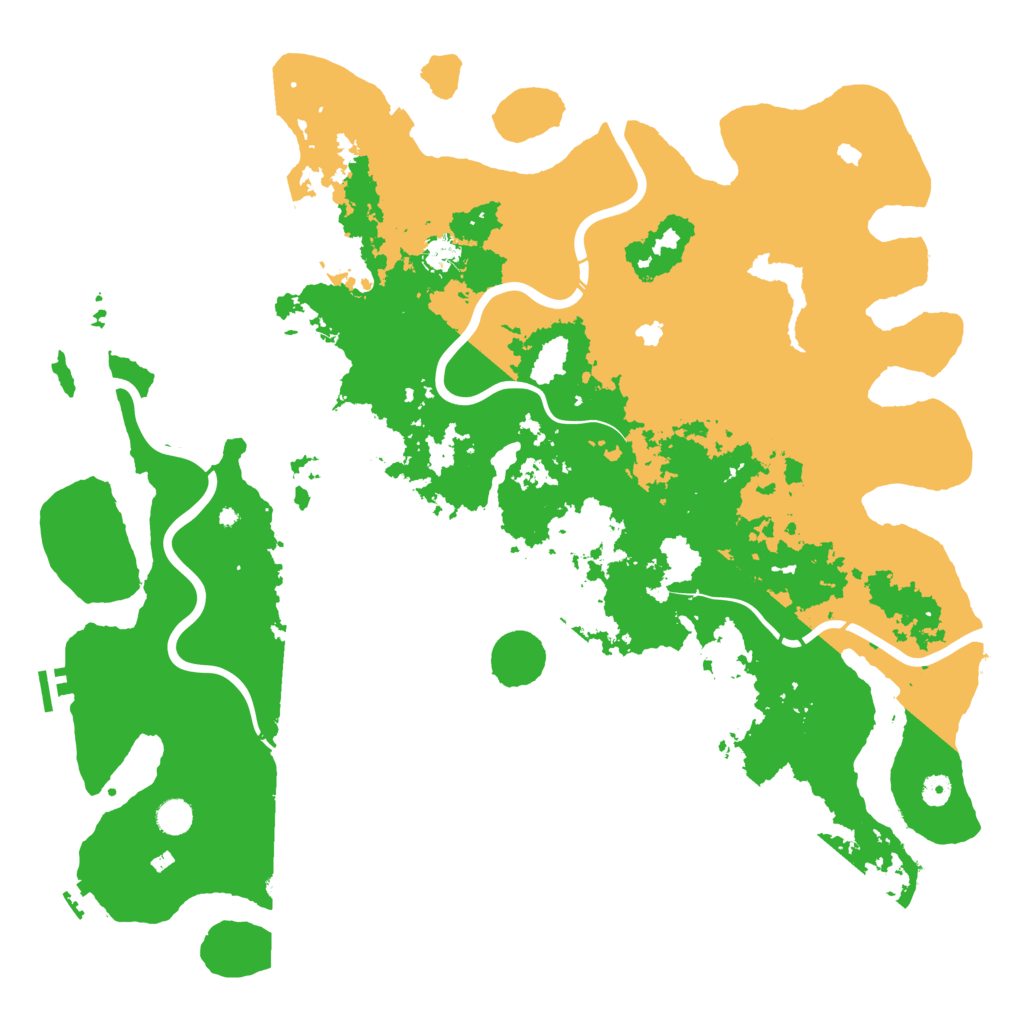 Biome Rust Map: Procedural Map, Size: 5000, Seed: 160810