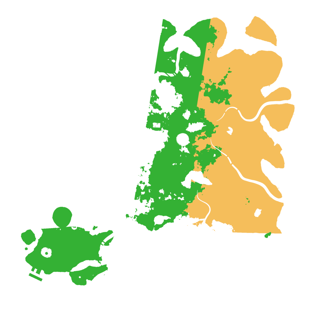 Biome Rust Map: Procedural Map, Size: 4500, Seed: 4715305