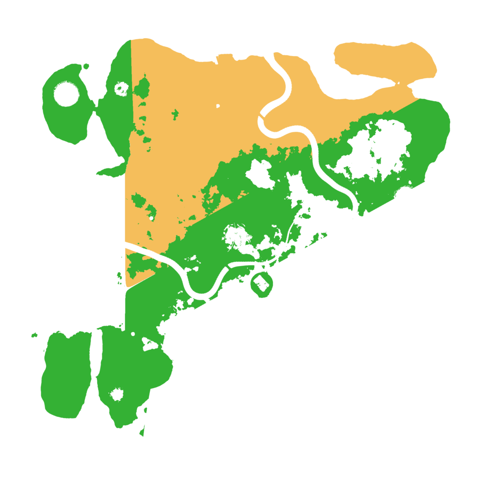 Biome Rust Map: Procedural Map, Size: 3550, Seed: 487908