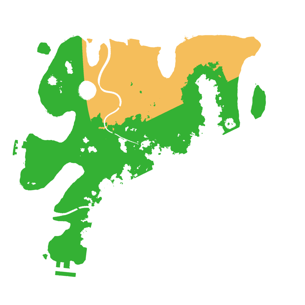 Biome Rust Map: Procedural Map, Size: 3000, Seed: 836434