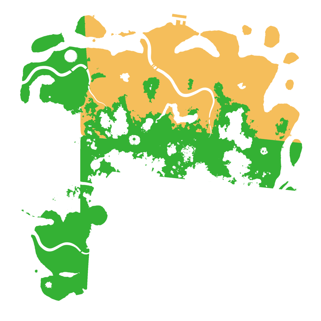 Biome Rust Map: Procedural Map, Size: 4500, Seed: 3885913
