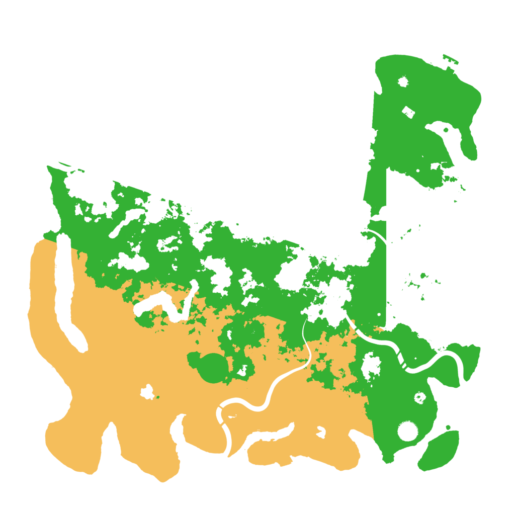 Biome Rust Map: Procedural Map, Size: 4500, Seed: 3480483