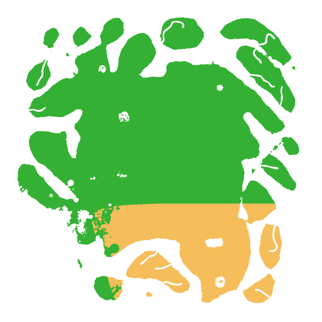 Biome Rust Map: Procedural Map, Size: 4500, Seed: 727461