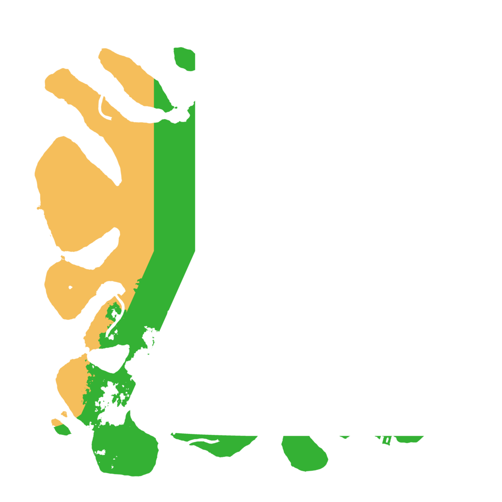 Biome Rust Map: Procedural Map, Size: 4000, Seed: 1024
