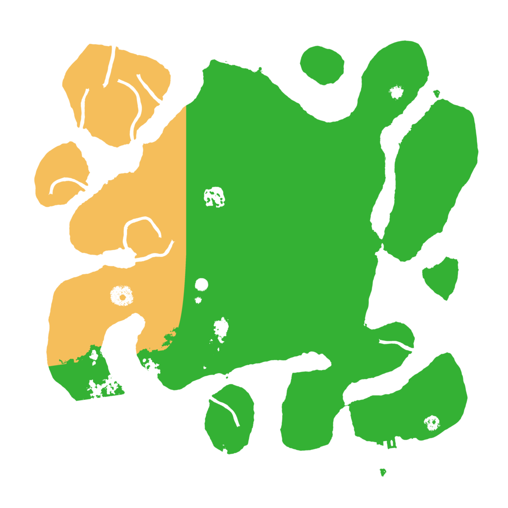 Biome Rust Map: Procedural Map, Size: 3500, Seed: 3612629