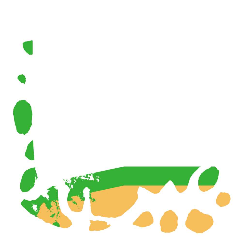 Biome Rust Map: Barren, Size: 4500, Seed: 1099247