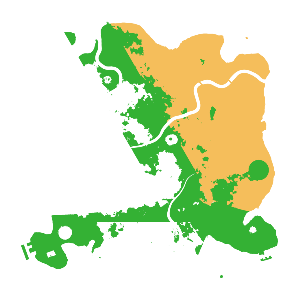 Biome Rust Map: Procedural Map, Size: 3850, Seed: 846914185