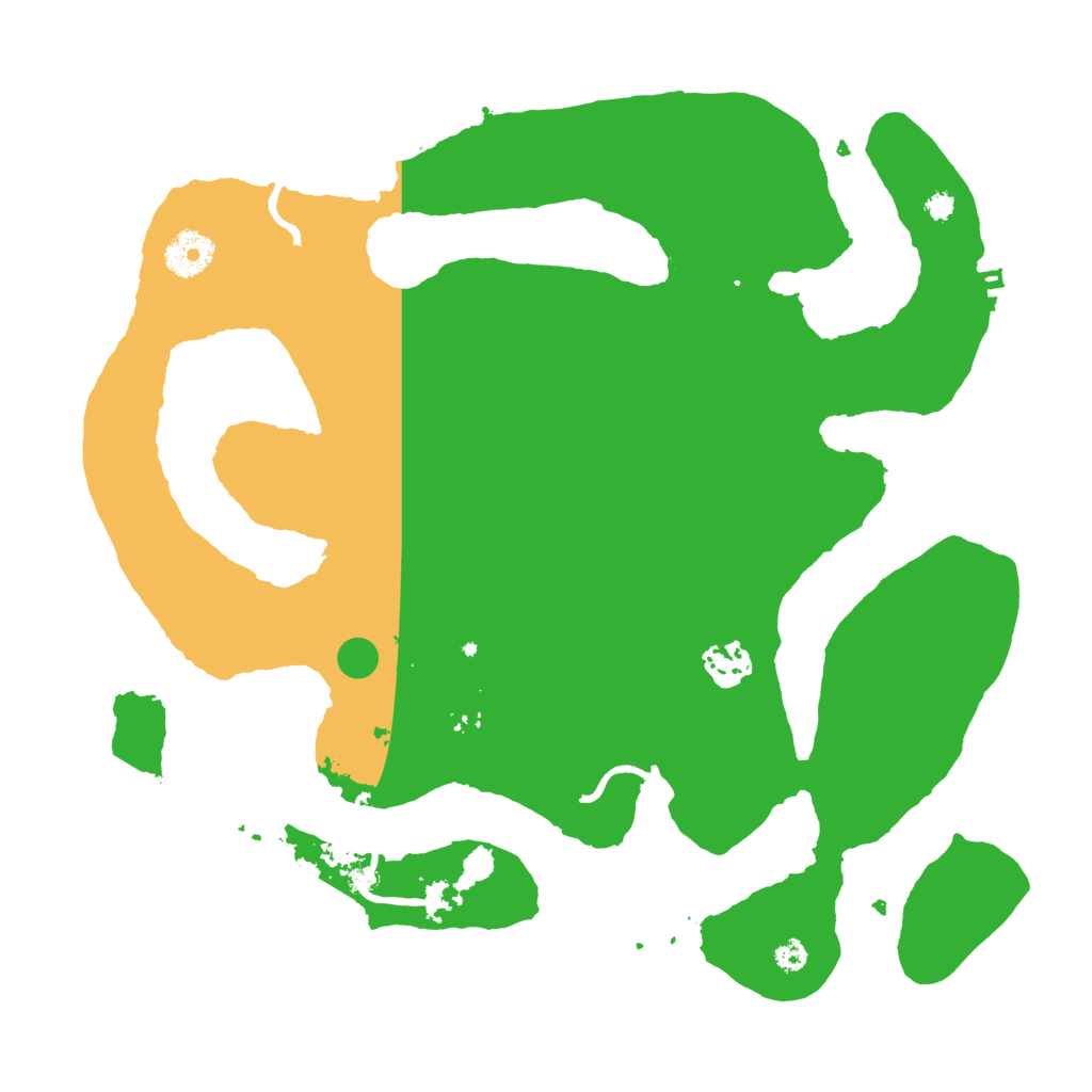 Biome Rust Map: Procedural Map, Size: 3500, Seed: 21123078