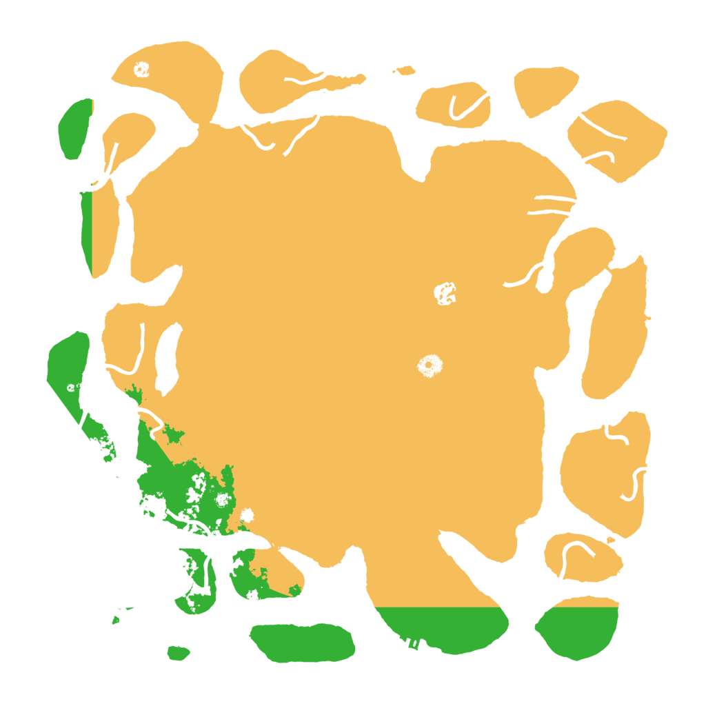 Biome Rust Map: Procedural Map, Size: 4500, Seed: 5740318