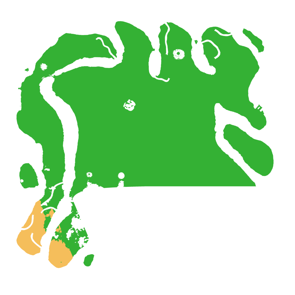 Biome Rust Map: Procedural Map, Size: 4000, Seed: 111886