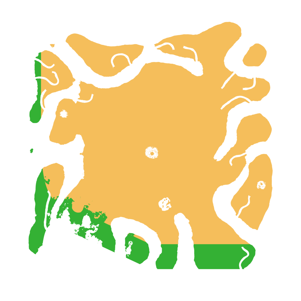 Biome Rust Map: Procedural Map, Size: 3550, Seed: 115262