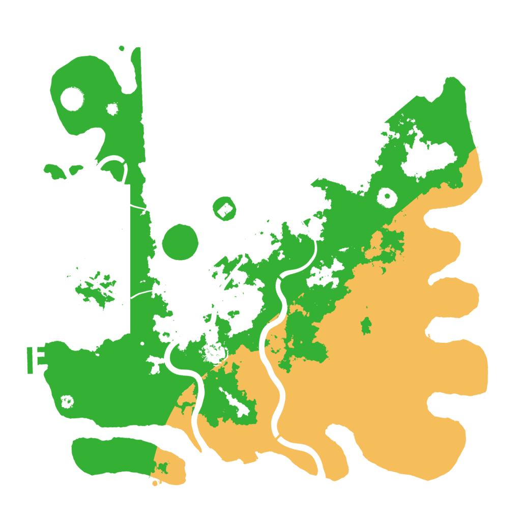 Biome Rust Map: Procedural Map, Size: 3950, Seed: 1063576745