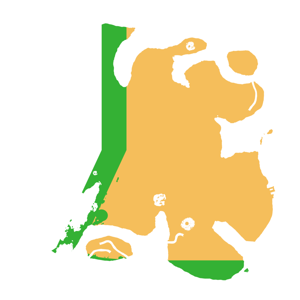 Biome Rust Map: Procedural Map, Size: 3500, Seed: 400789690