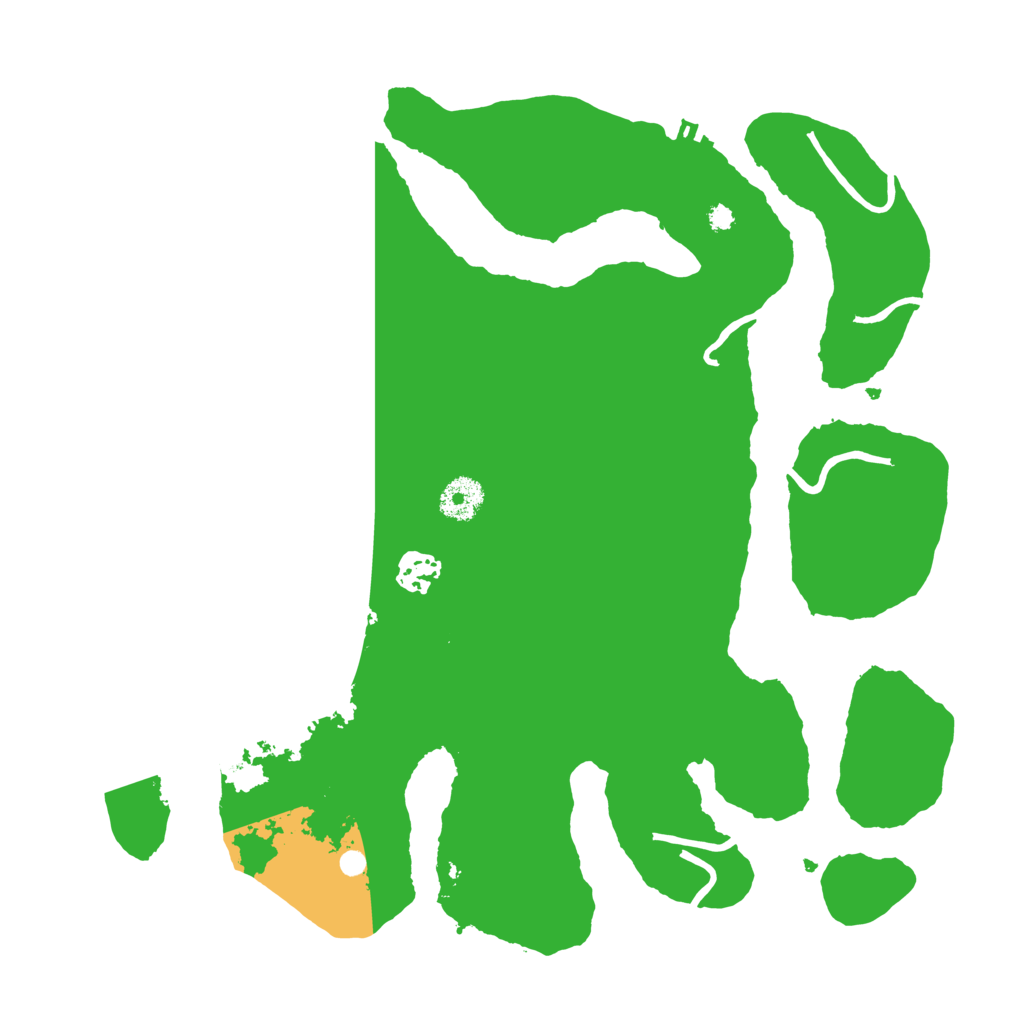 Biome Rust Map: Procedural Map, Size: 3550, Seed: 996667