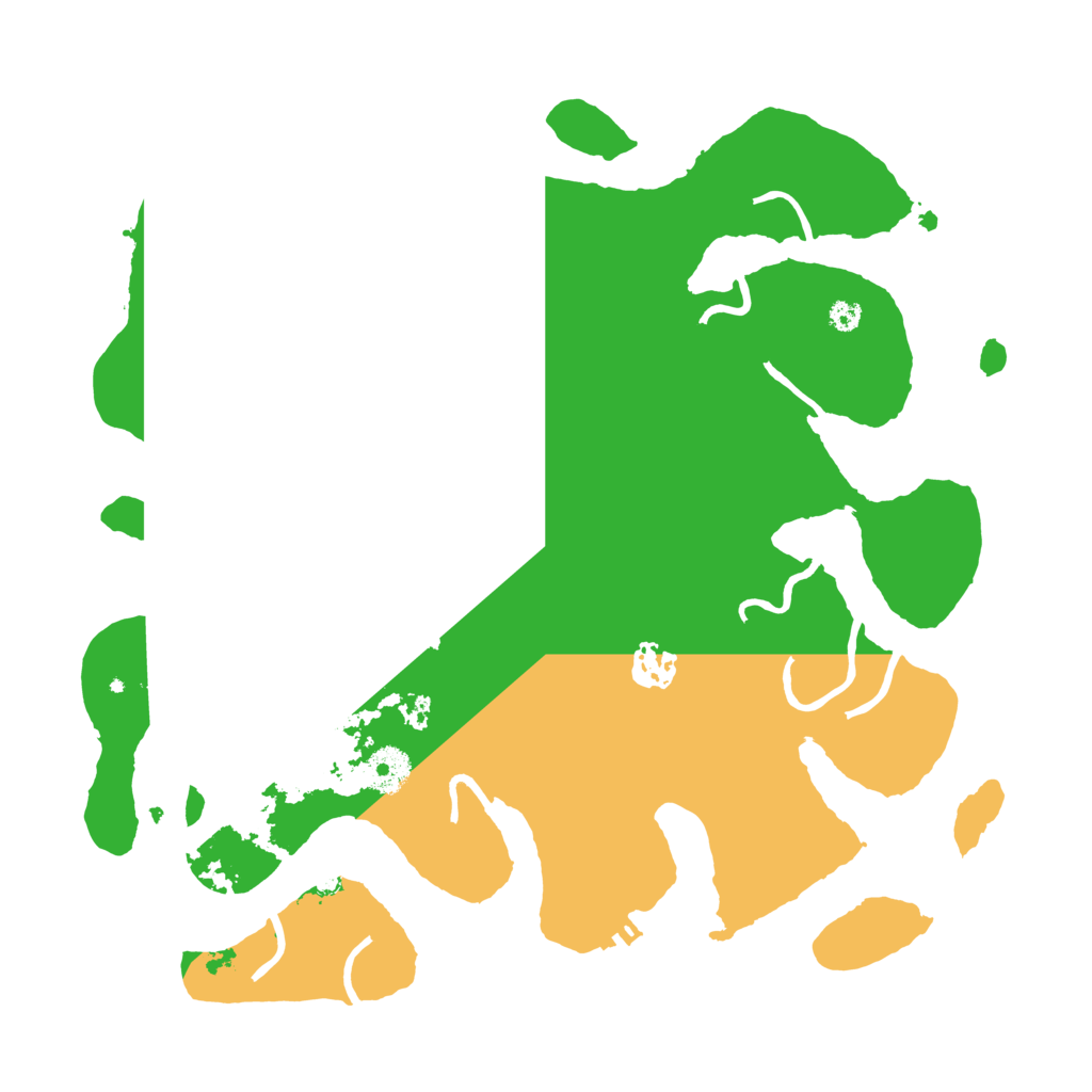 Biome Rust Map: Procedural Map, Size: 3500, Seed: 351343847