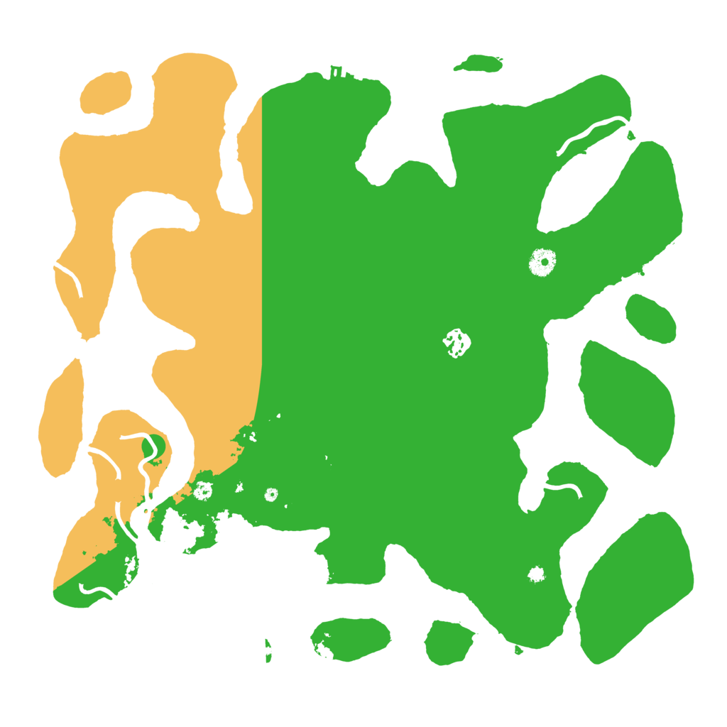 Biome Rust Map: Procedural Map, Size: 4000, Seed: 358055