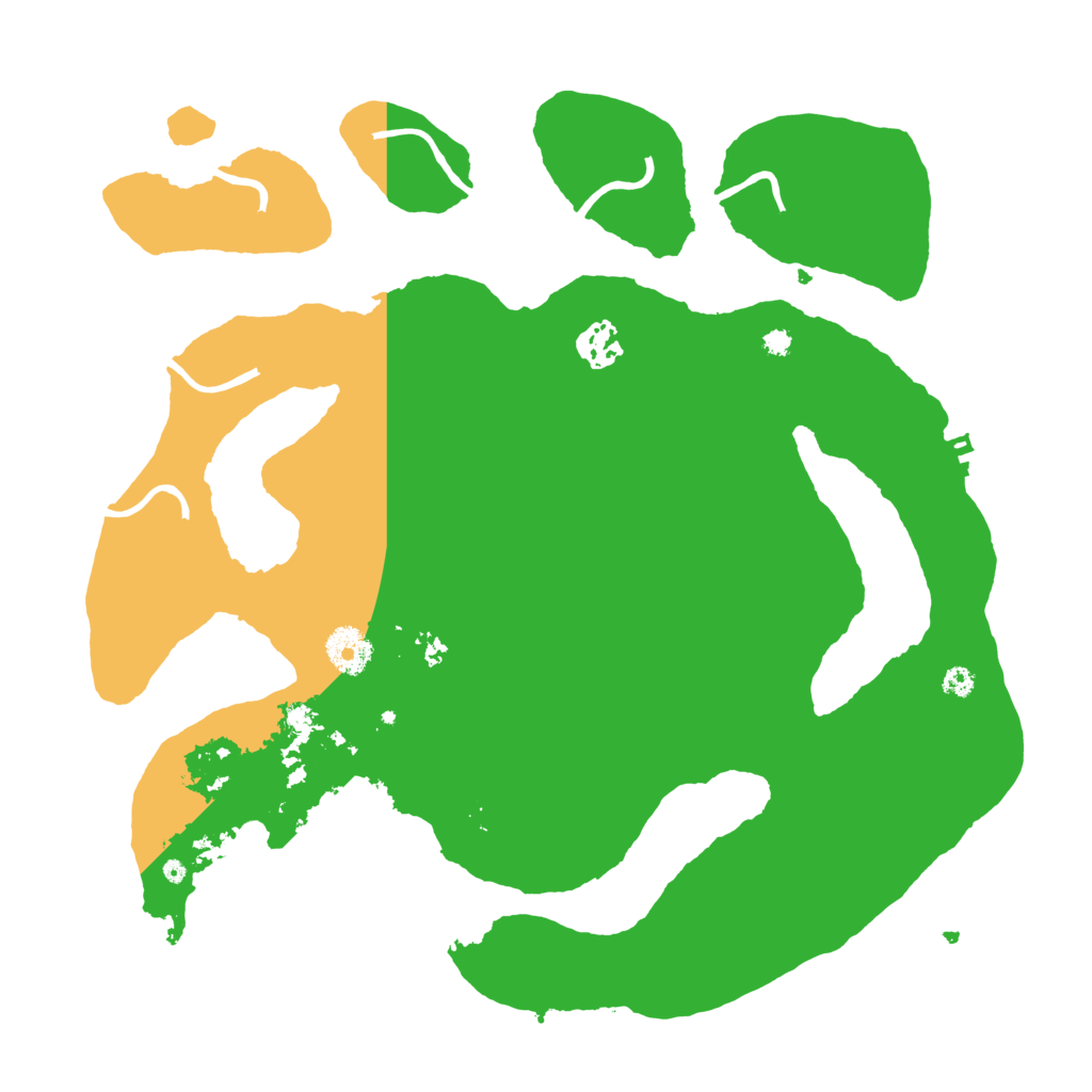 Biome Rust Map: Procedural Map, Size: 3550, Seed: 322031