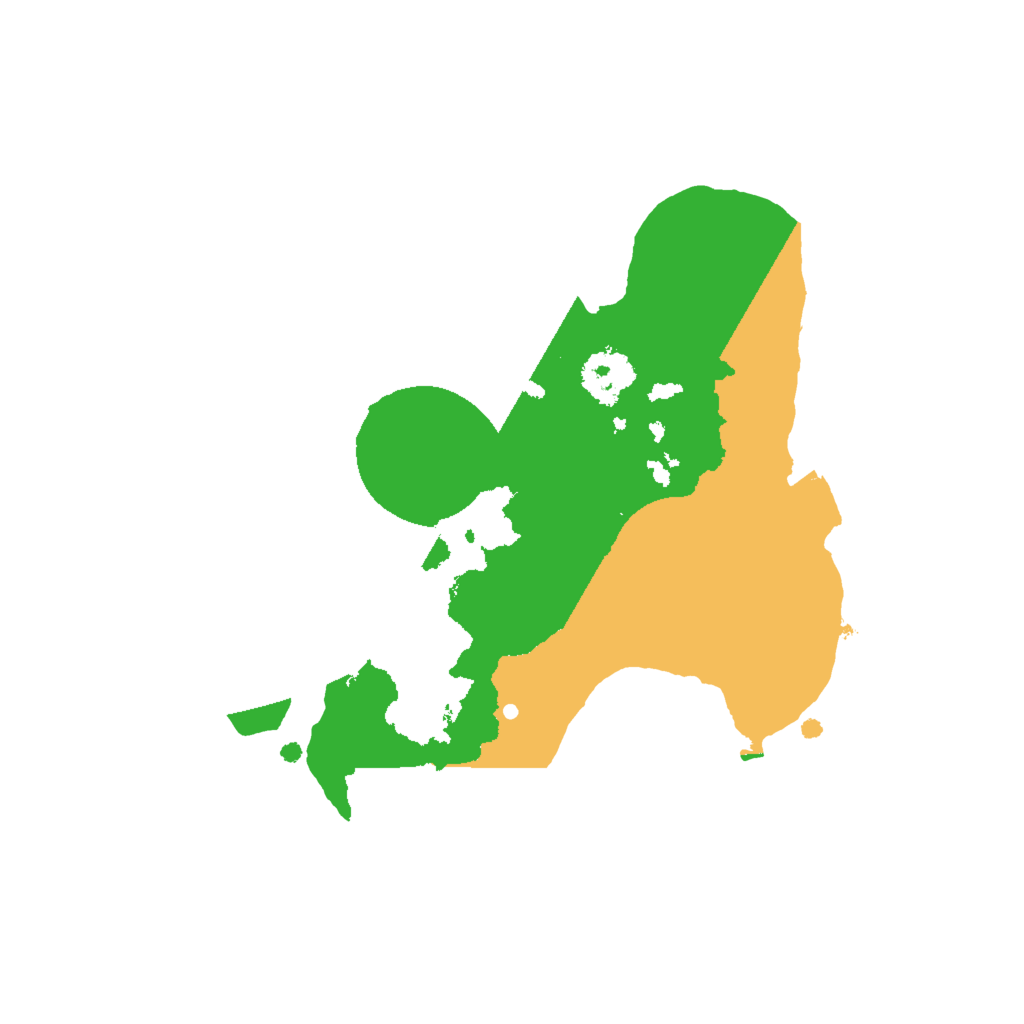 Biome Rust Map: Procedural Map, Size: 2000, Seed: 8