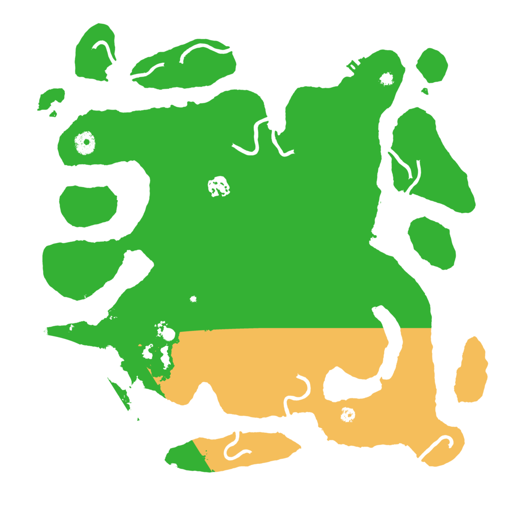 Biome Rust Map: Procedural Map, Size: 3600, Seed: 429707276