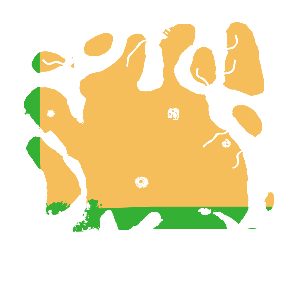 Biome Rust Map: Procedural Map, Size: 3550, Seed: 10633