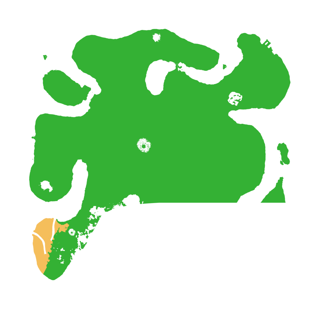 Biome Rust Map: Procedural Map, Size: 3500, Seed: 868768479