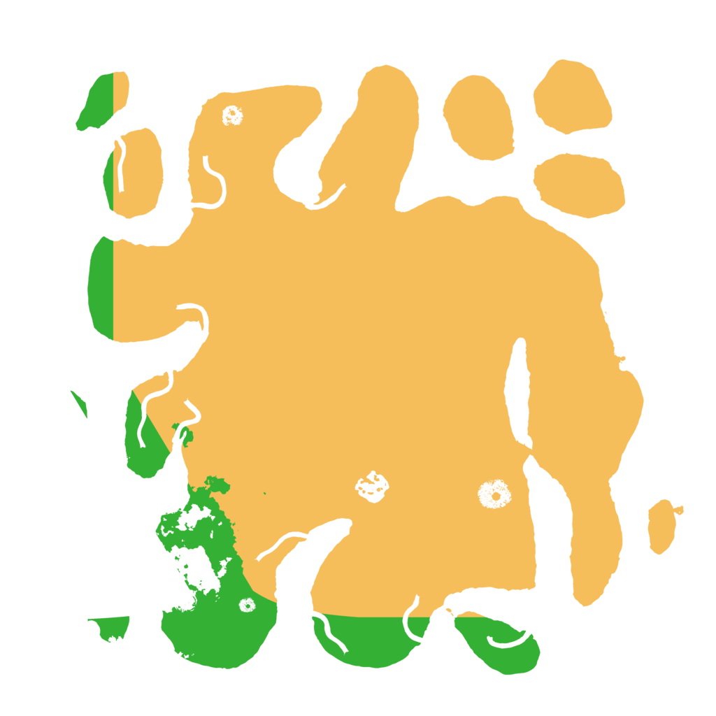 Biome Rust Map: Procedural Map, Size: 3500, Seed: 910158