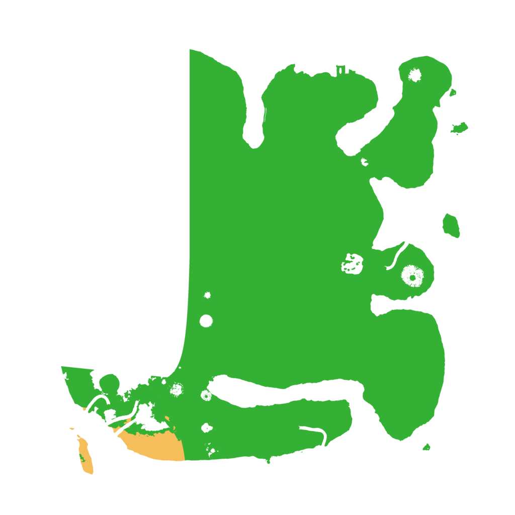 Biome Rust Map: Procedural Map, Size: 3550, Seed: 639412