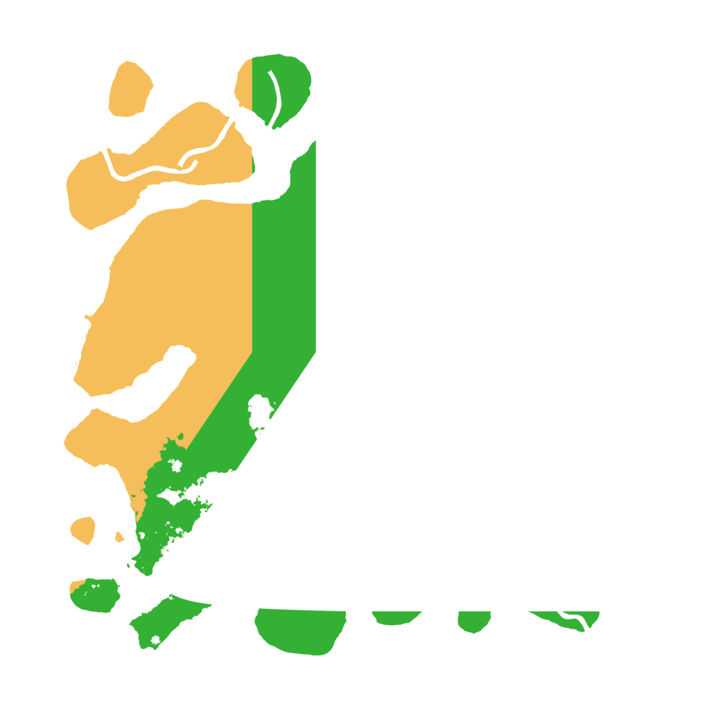 Biome Rust Map: Procedural Map, Size: 3550, Seed: 975894