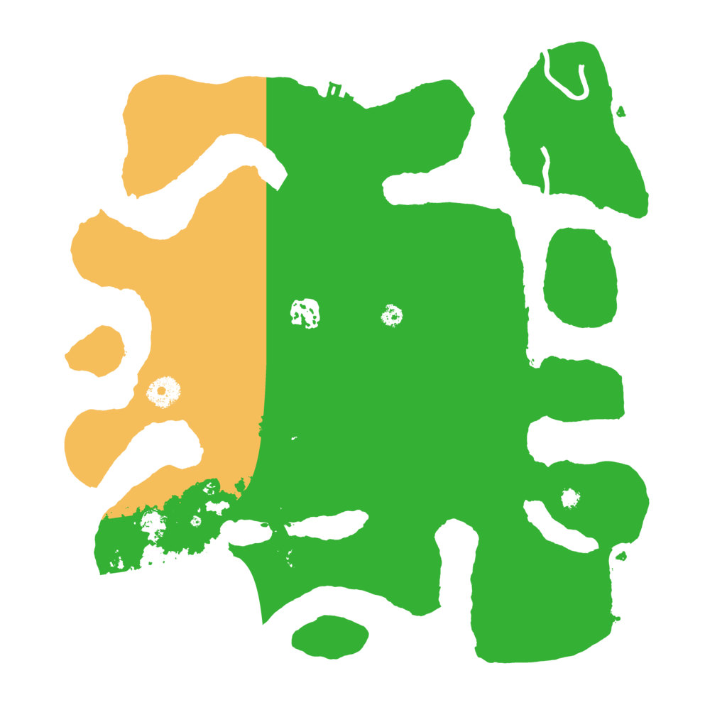 Biome Rust Map: Procedural Map, Size: 3500, Seed: 409128795