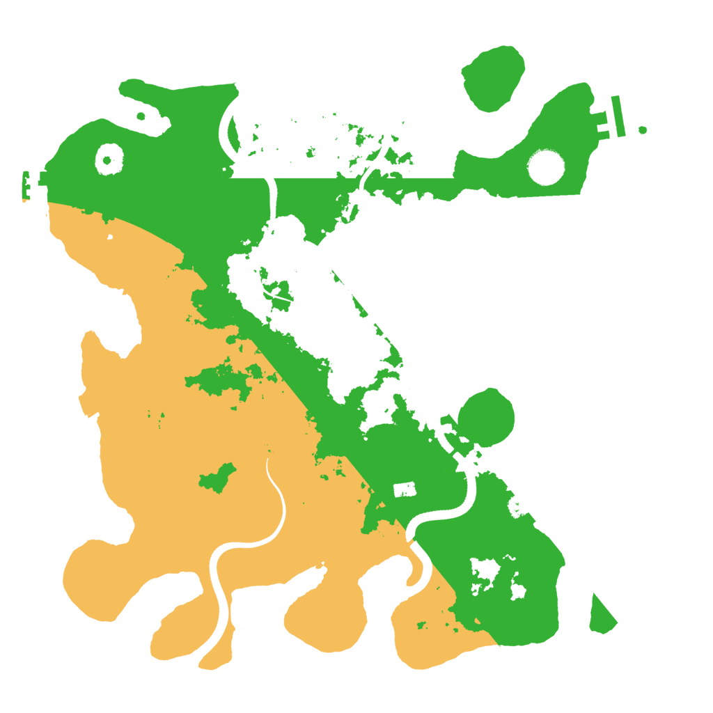 Biome Rust Map: Procedural Map, Size: 3500, Seed: 620