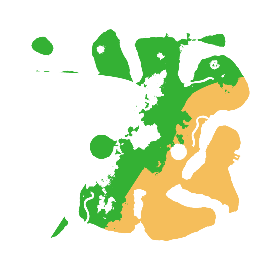 Biome Rust Map: Procedural Map, Size: 3000, Seed: 194488811