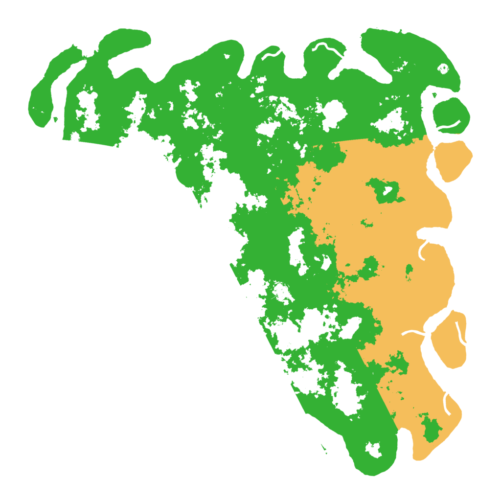 Biome Rust Map: Procedural Map, Size: 5000, Seed: 1004
