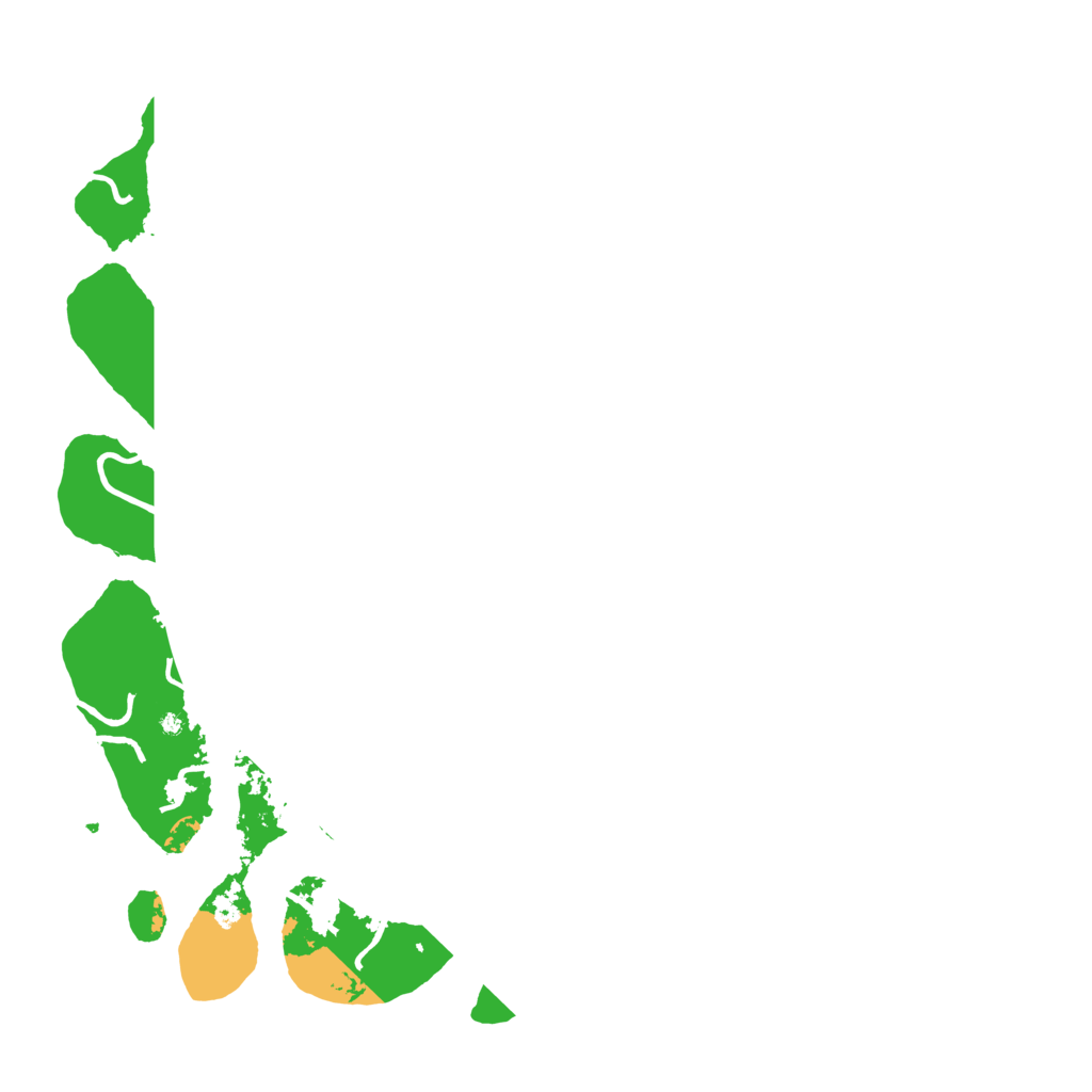 Biome Rust Map: Procedural Map, Size: 4500, Seed: 2039338590